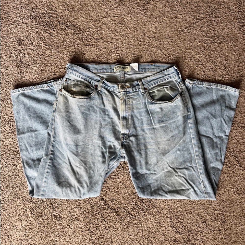 Levi's Light Blue Regular Fit Jeans 505’s